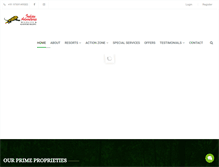 Tablet Screenshot of indianadventures.com
